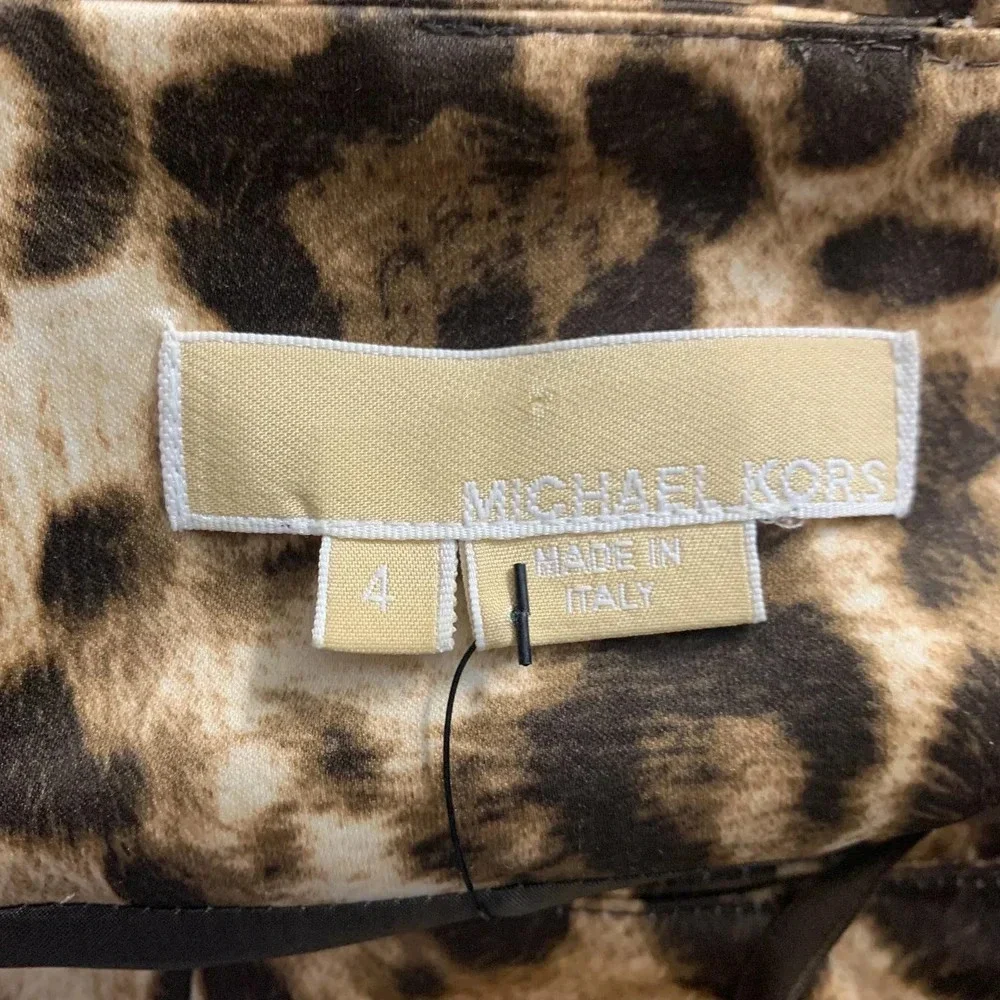 Michael Kors Collection Leopard Print‎ Mini Dress